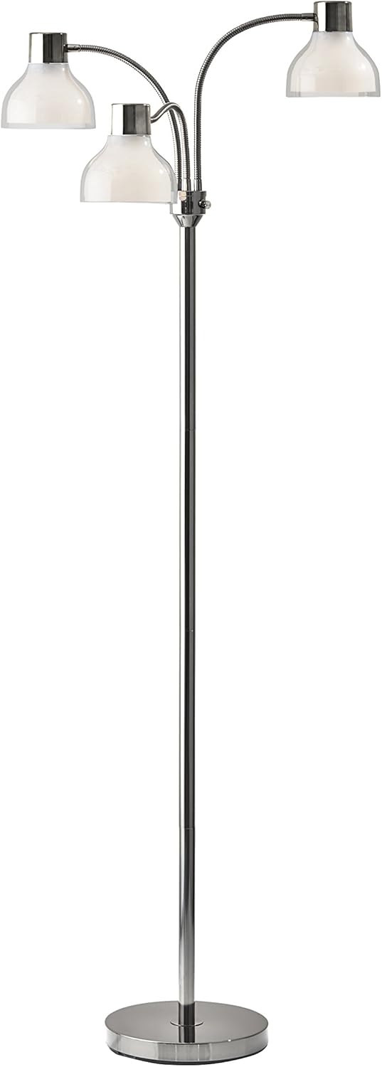 3-Arm Floor Lamp, Shiny Gold K398