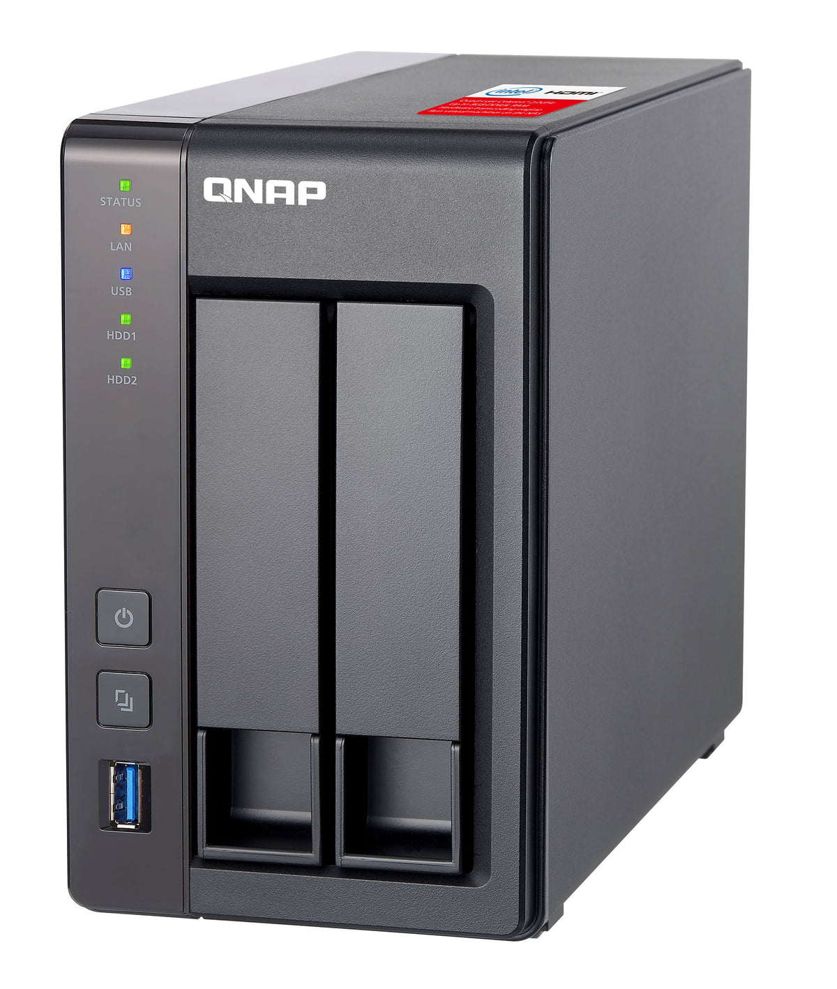 2Bay NAS Celeron Quad Core 2.0GHz 2GB DDR3L Sata U46811