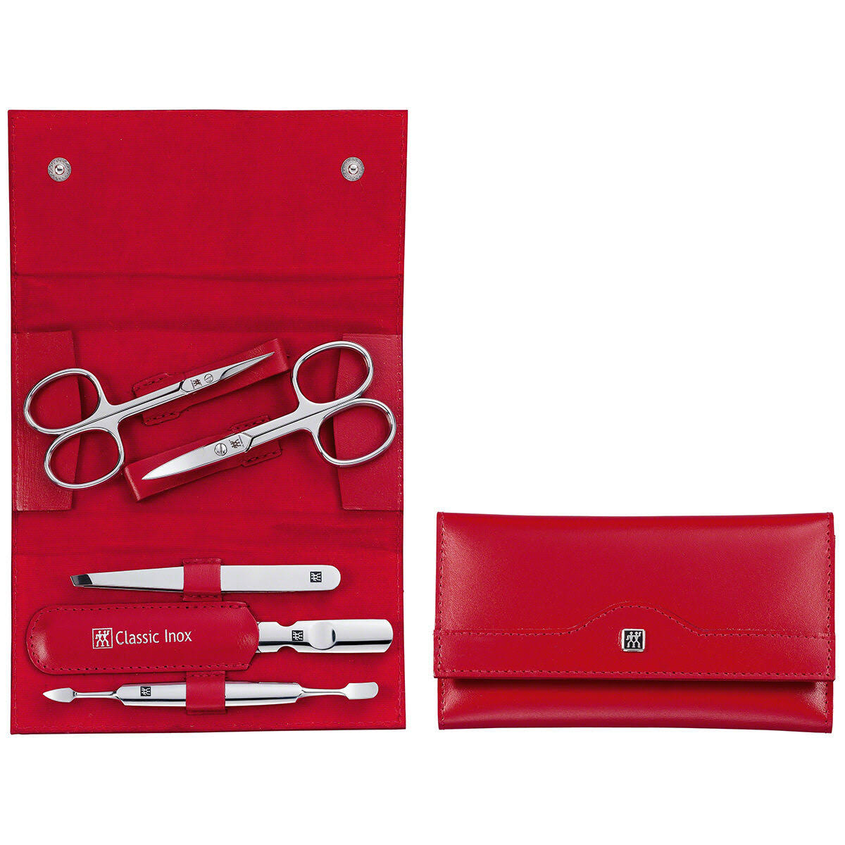 Red 5 Pcs Manicure Case E270