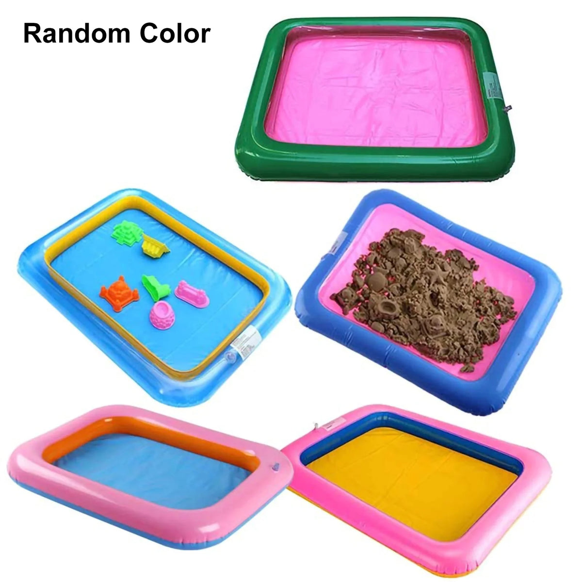 2PCS Inflatable Elevated Sandbox Play Toy X50212