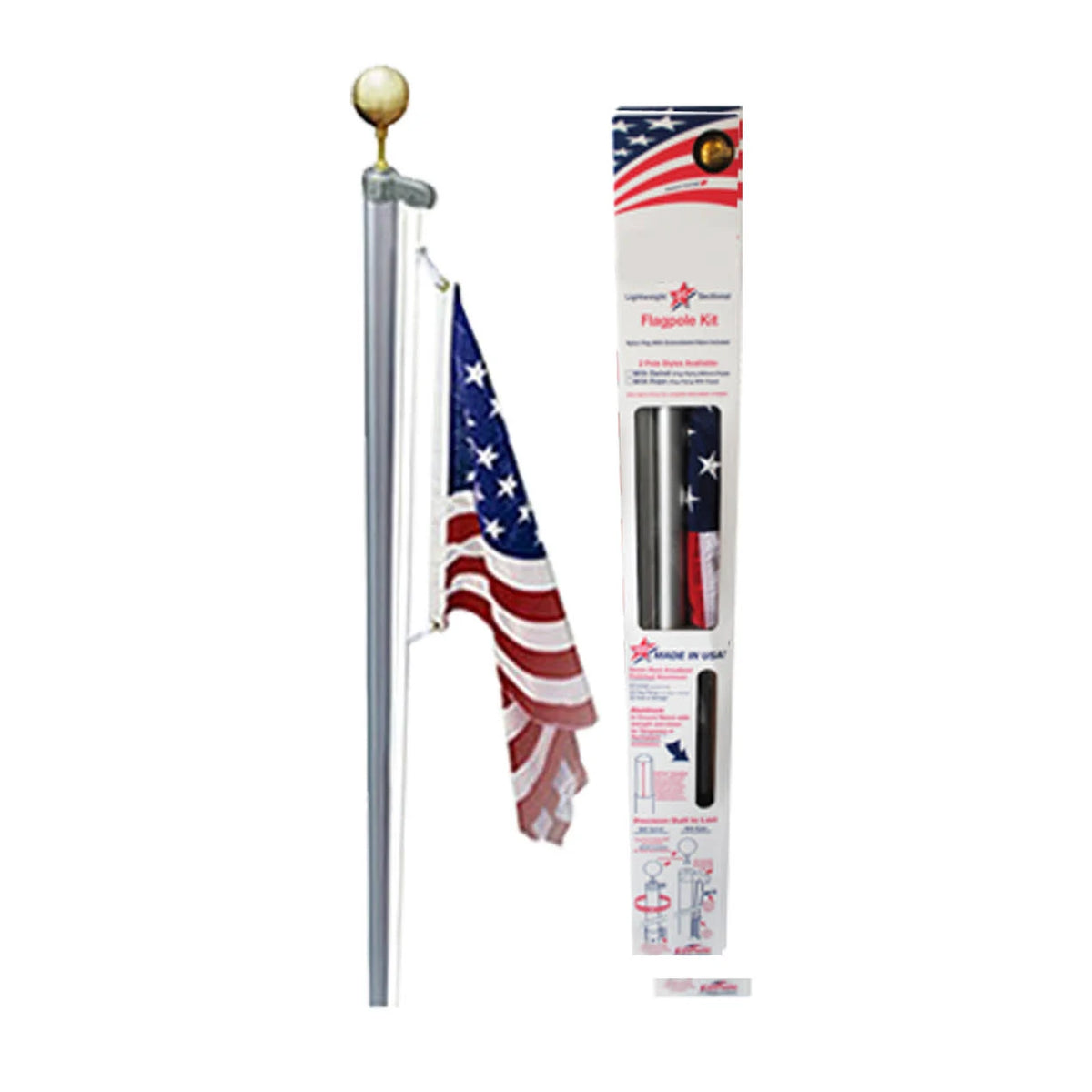 17-Feet Flagpole Kit O933244