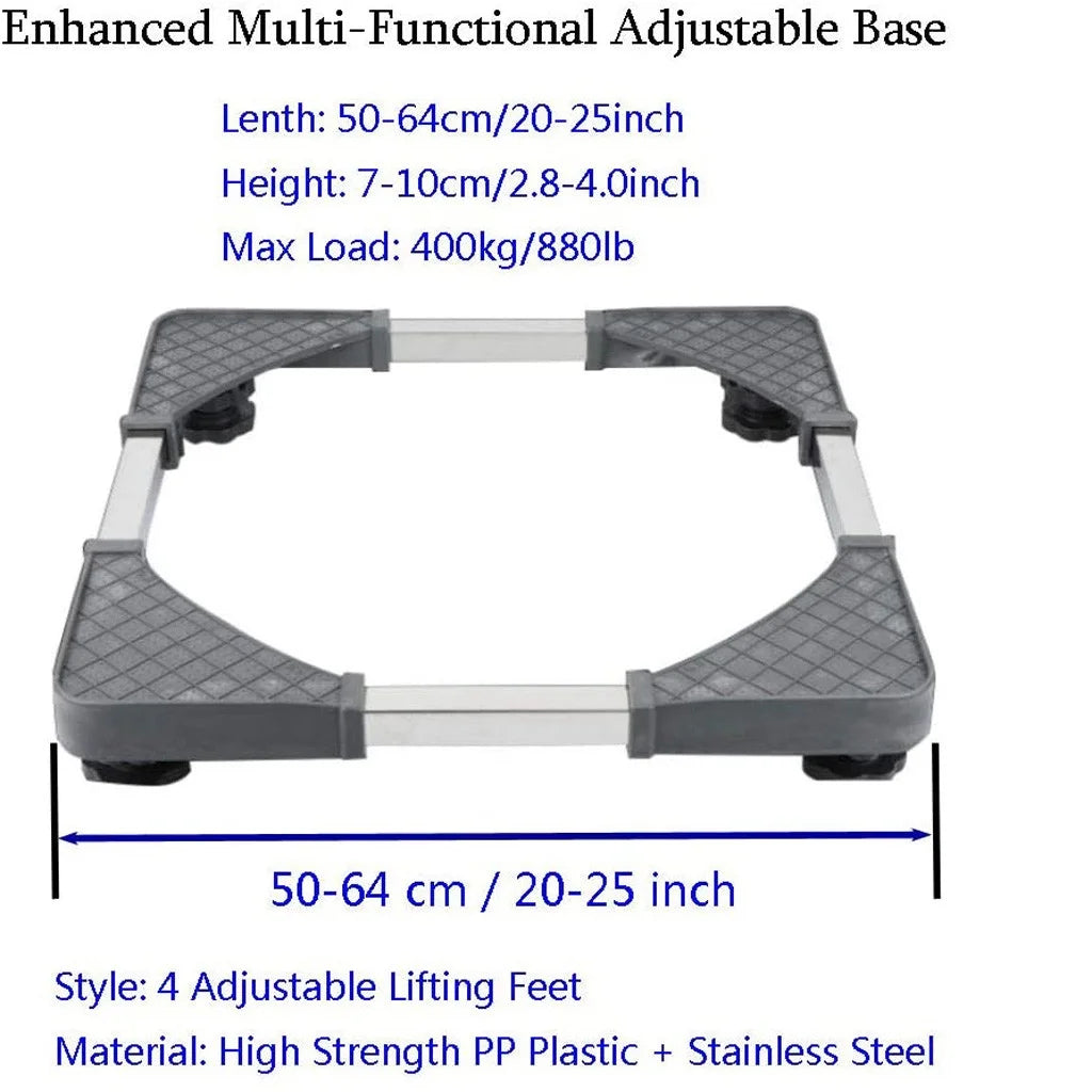 Mini Dryer Washer Conditioner with Adjustable Lifting Feet B64364