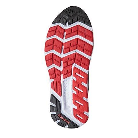 Grey/Black/Red Men&s Size 8.5 Running Shoes R604614
