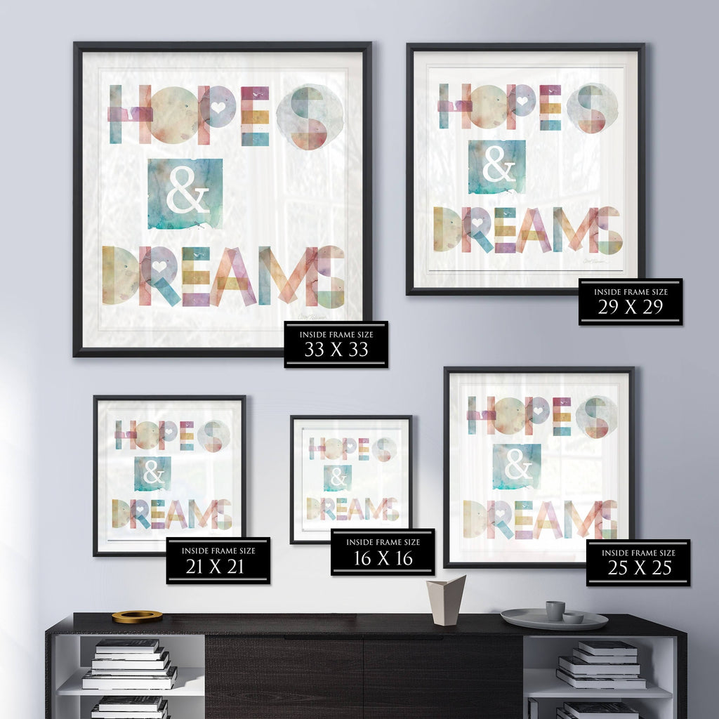 Framed Giclee Print 26x26 T73371