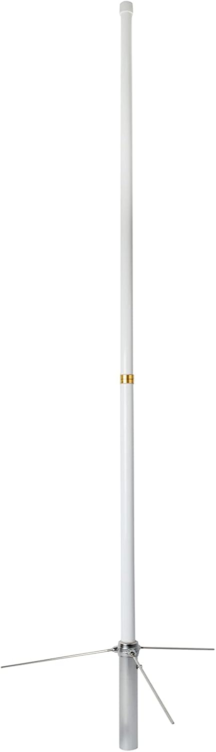 Dual Band Fiberglass Vertical Base Antenna 5.7ft, SO-239 Connector W689