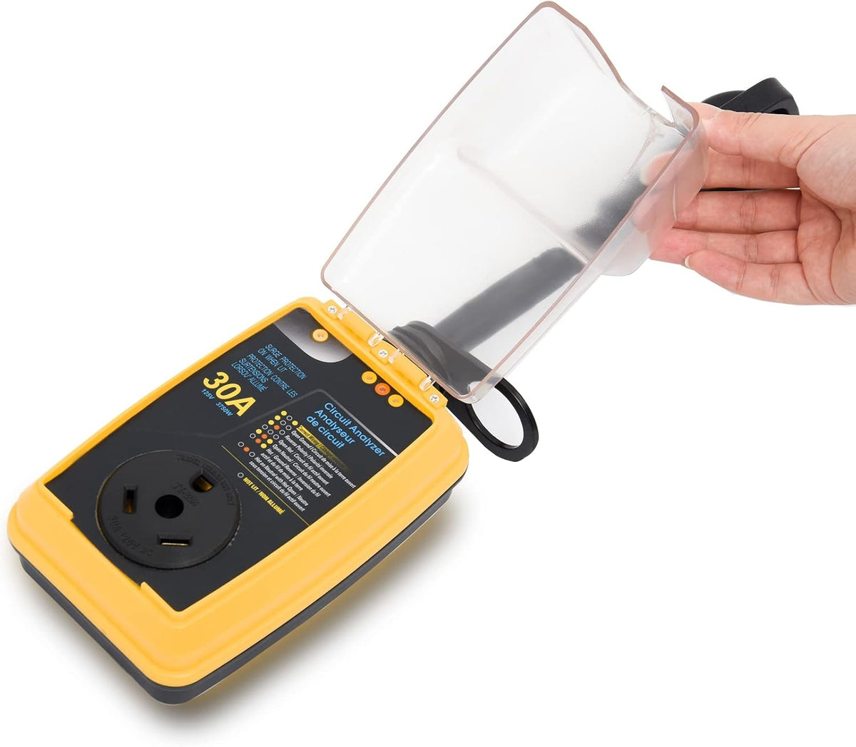 30 Amp RV Surge Protector with Waterproof Cover K2907
