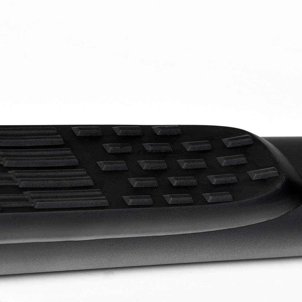 Matte Black Steel Side Step Nerf Bars E33102