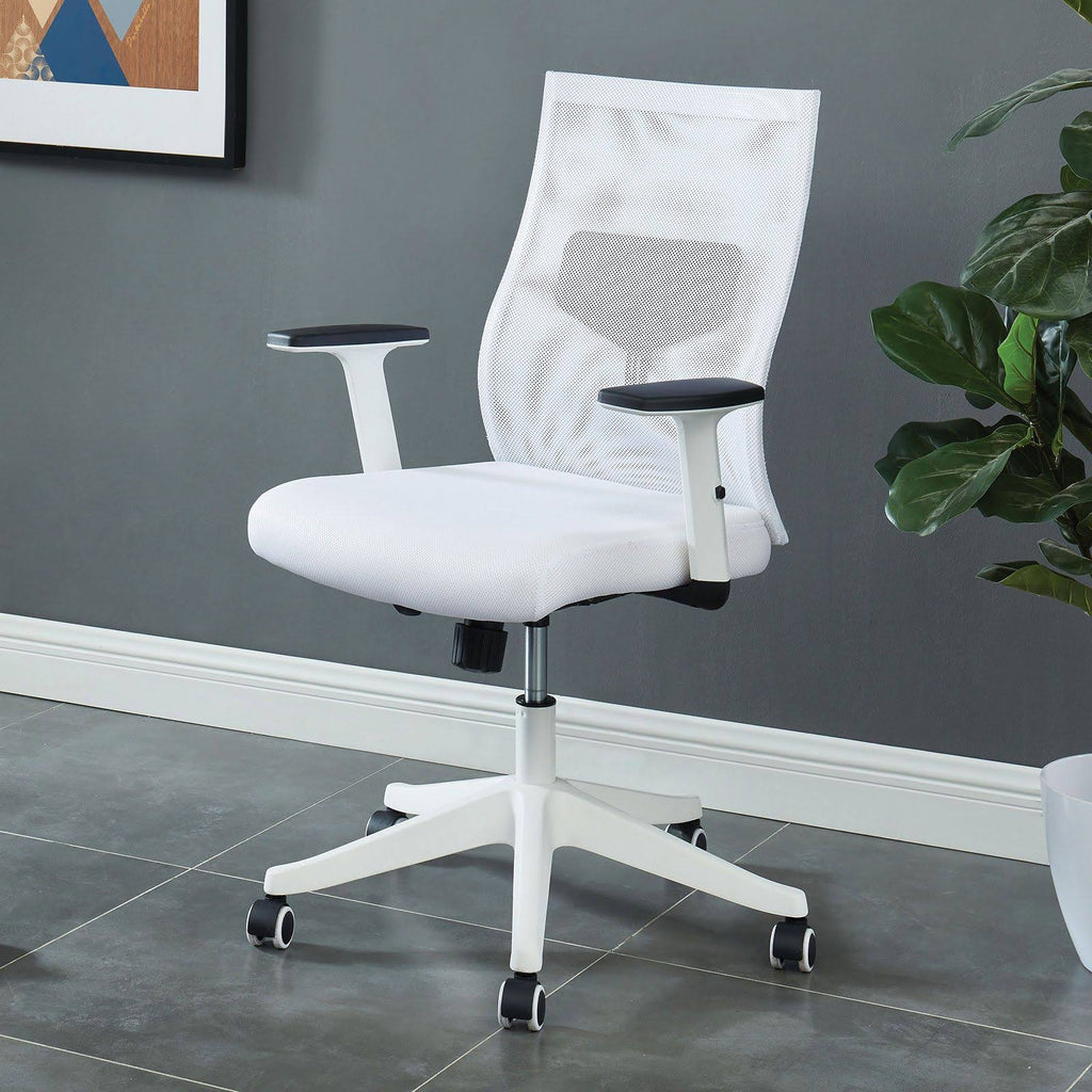 White Office Chair Y310