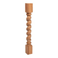 Unfinished Solid Cherry Kitchen Island Leg O5400