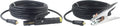 200 Amp Welding Leads Assembly Set with Dinse Connector, #2 AWG Cable, 15 Feet Each Lead J4491
