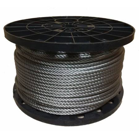 1/8 inch Stainless Steel Aircraft Cable Wire Rope 7x19 Type 316 (450 Feet) H47328