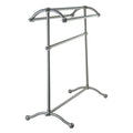 Satin Nickel Pedestal Towel Rack I406