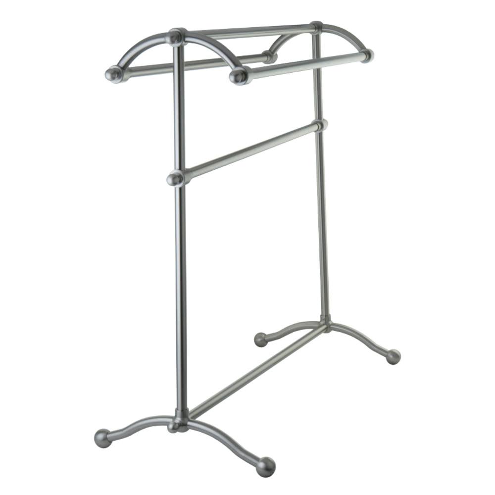 Satin Nickel Pedestal Towel Rack I406