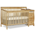 5-in-1 Convertible Crib with Changer - Natural J586