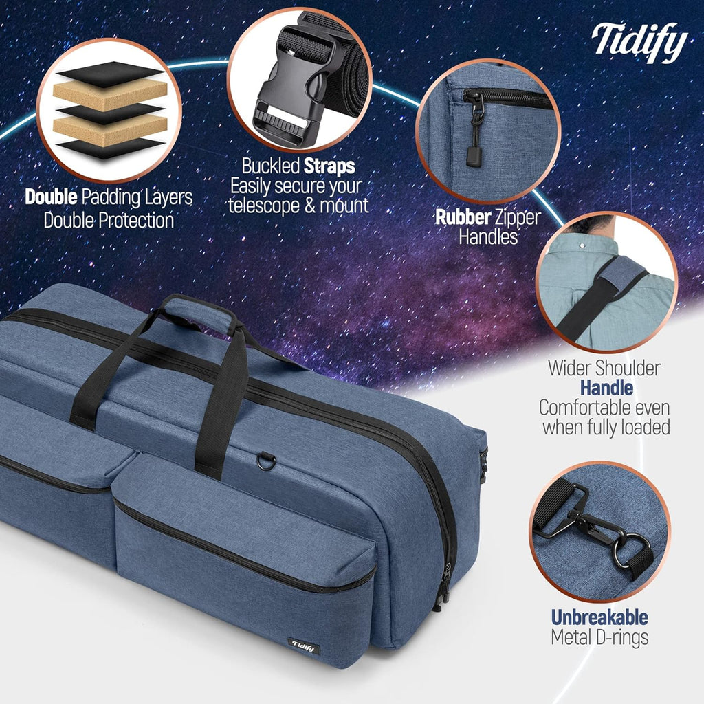 Extra Large Telescope and Tripod Case/Bag - 40” X 12.3” X 12.3” D989