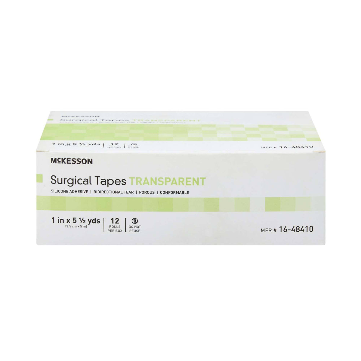 Transparent Silicone Medical Tape 1 inch x 5-1/2 Yard A50436