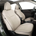 Black/Gray Leatherette Car Seat Covers X821