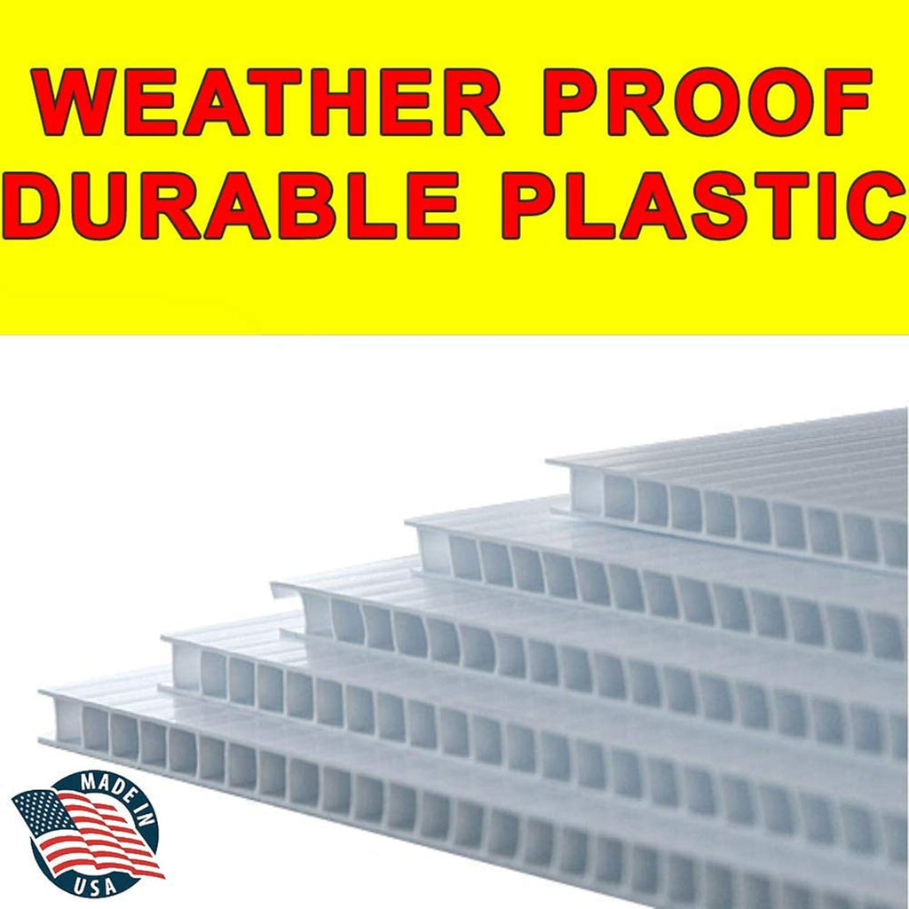 Pressure Washing Yard Signs 18"x12" Single Sided Print Glossy UV-Ink Pack of 2 N7695