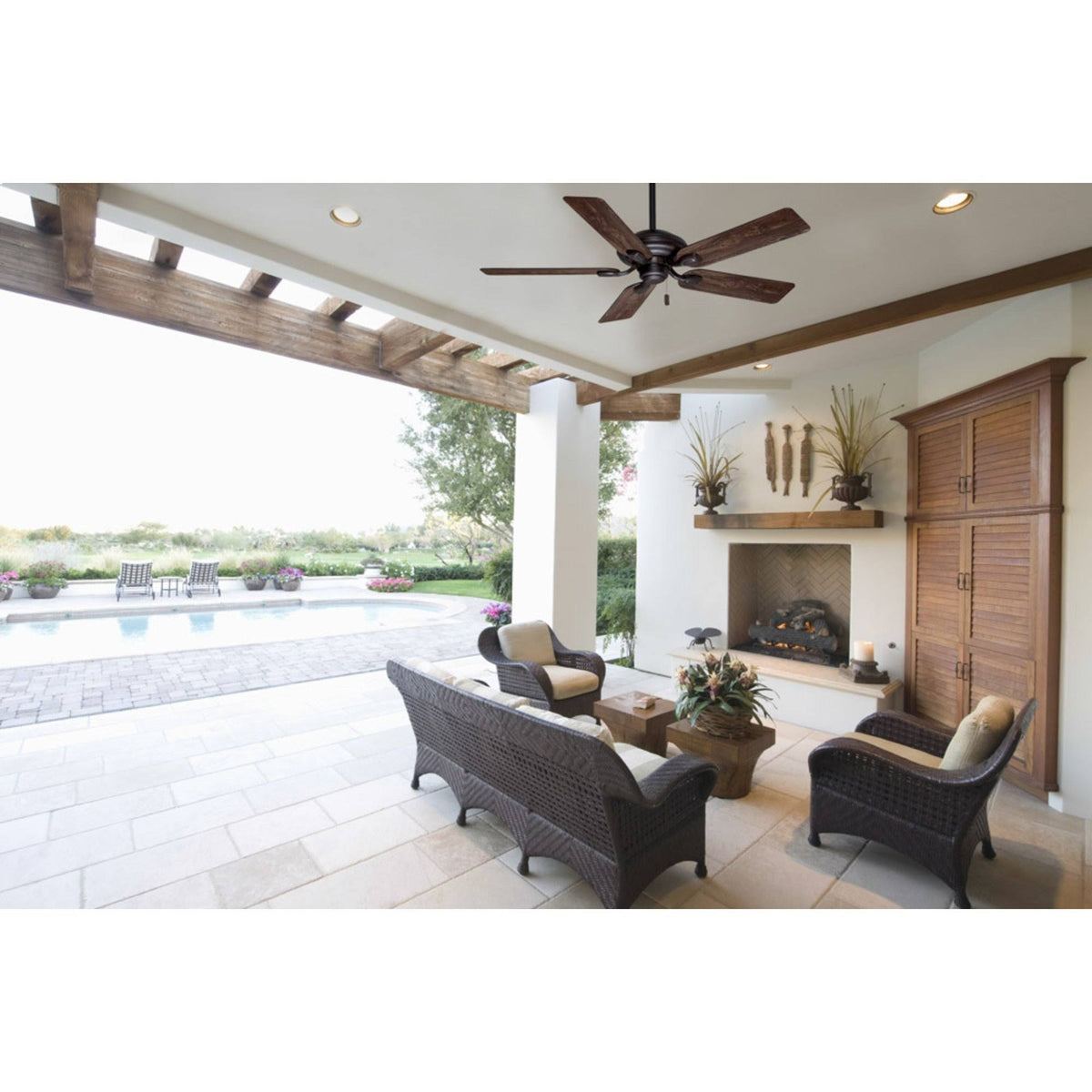 Snow White Ceiling Fan K40396