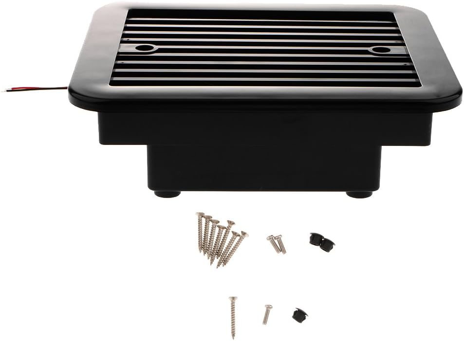 12V One-Way Ventilation Fan for Car RV Van (Black) I4801