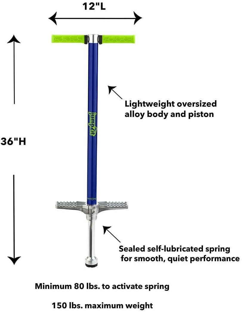 Pogo Stick with Lightweight Alloy Fusion Spring and Oversized Cast Footplate D2939