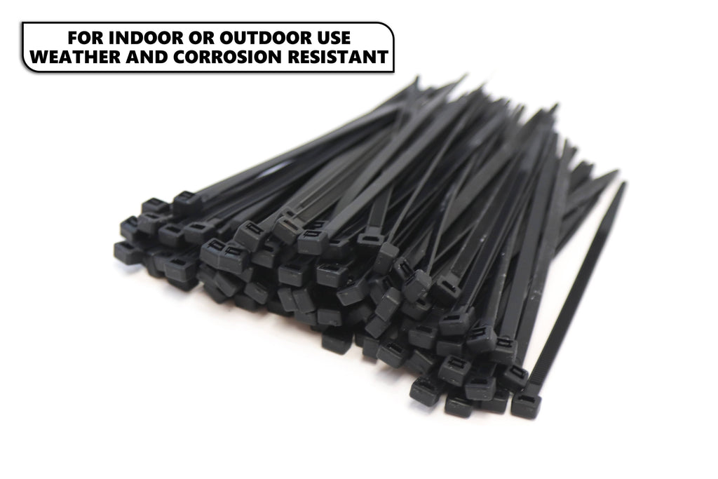 1000-Pack 4 Inches Black Nylon Zip Cable Ties Z6682