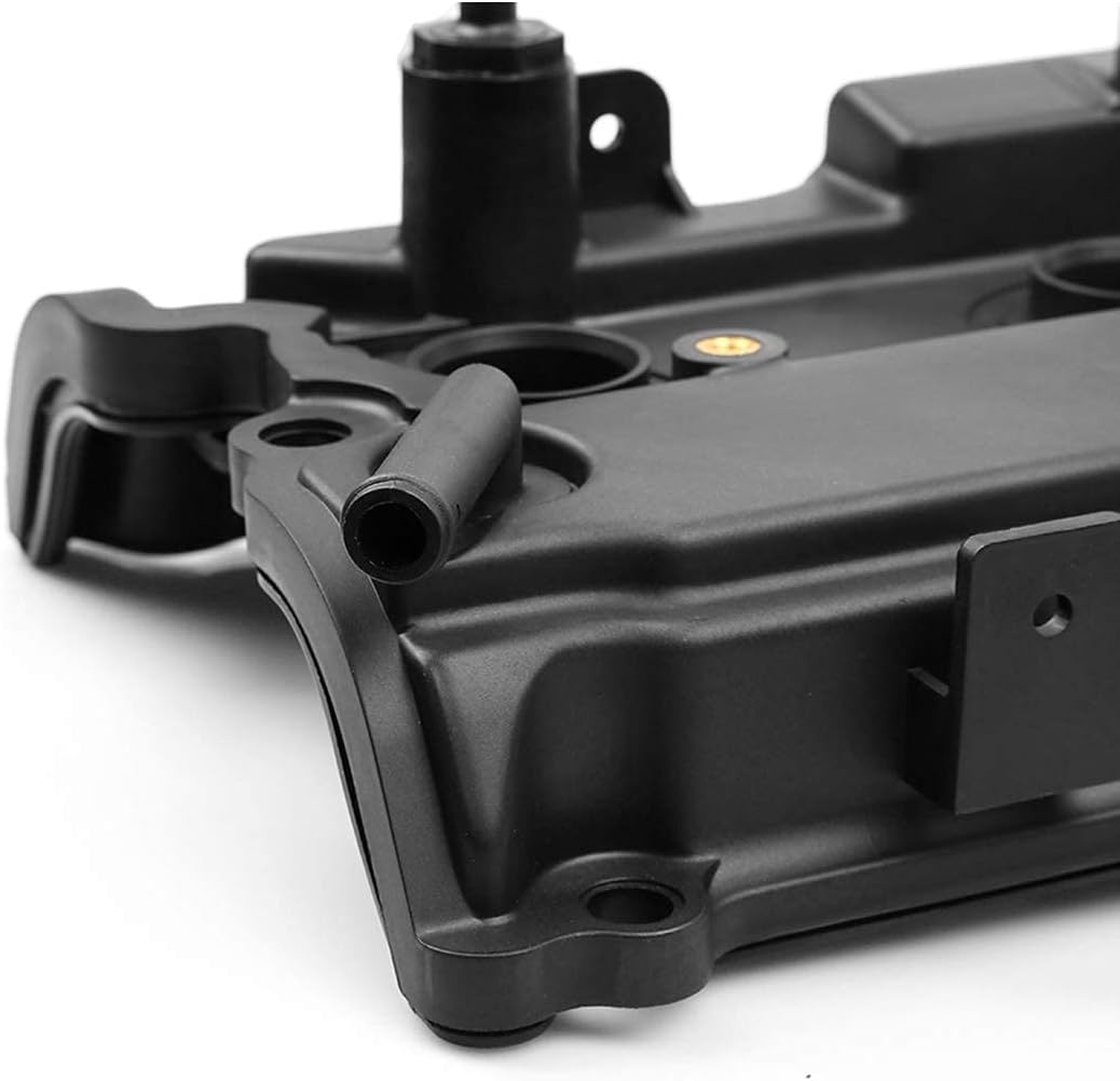 Valve Cover Set with Bolts, Oil Cap, Gaskets, Spark Plug Tube Seals, PCV Valve, Pack of 2 T425