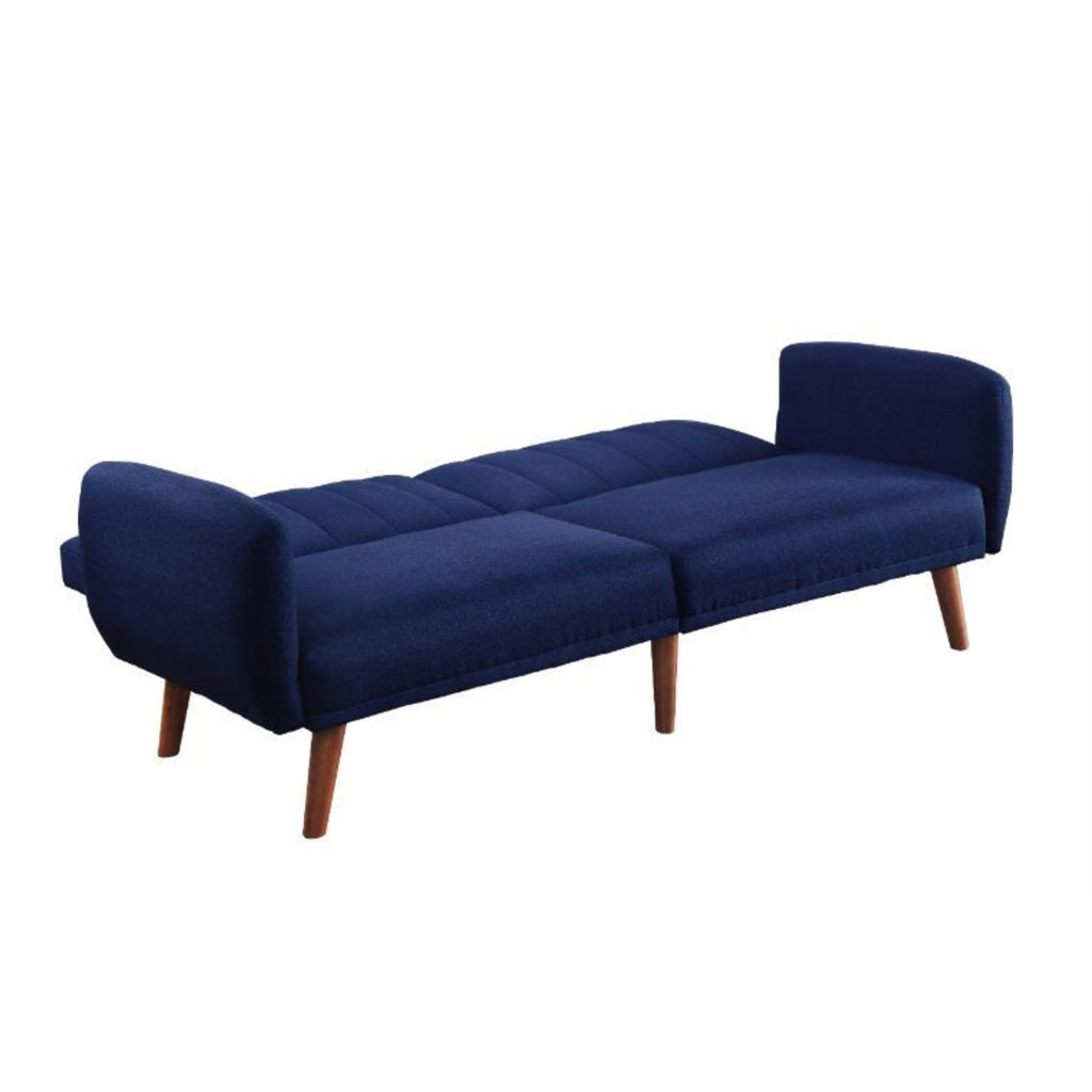 Blue Linen Adjustable Sofa O246472