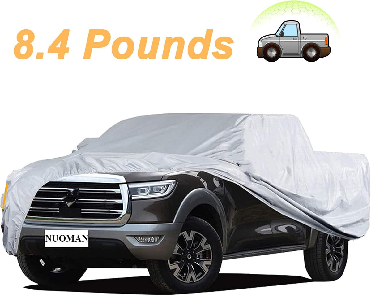 6 Layers Waterproof Cotton Car Cover with Zipper Y1248