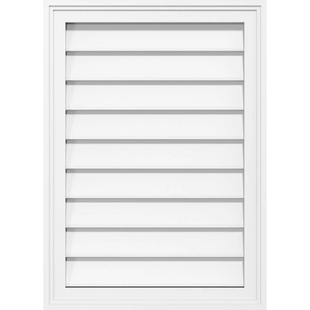 PVC Gable Vent with Brickm Z37451