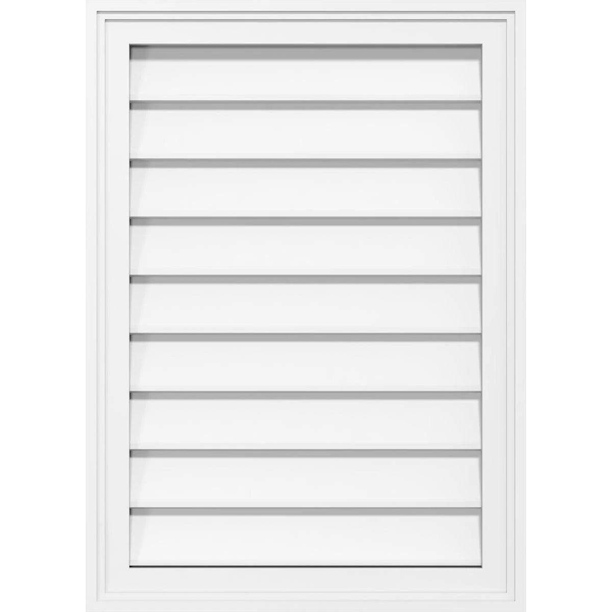 PVC Gable Vent with Brickm Z37451