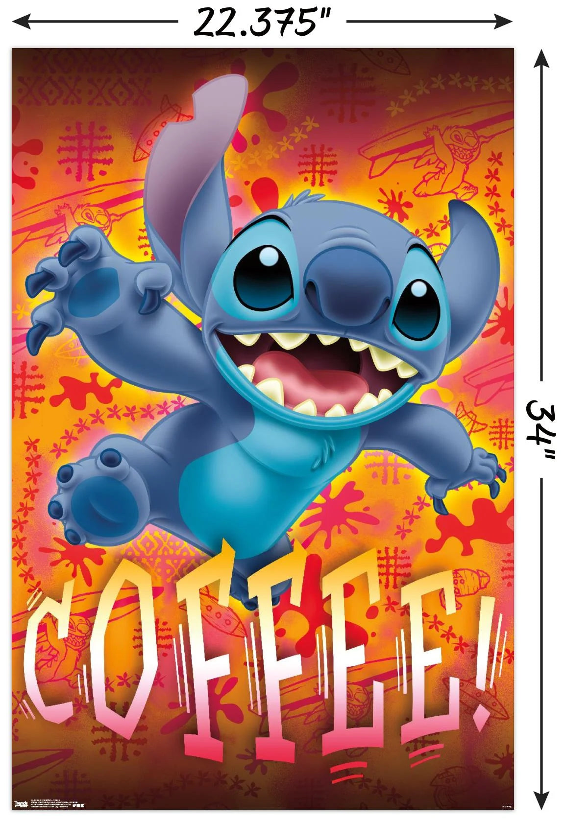 Coffee Wall Poster, 22.375" x 34" T441