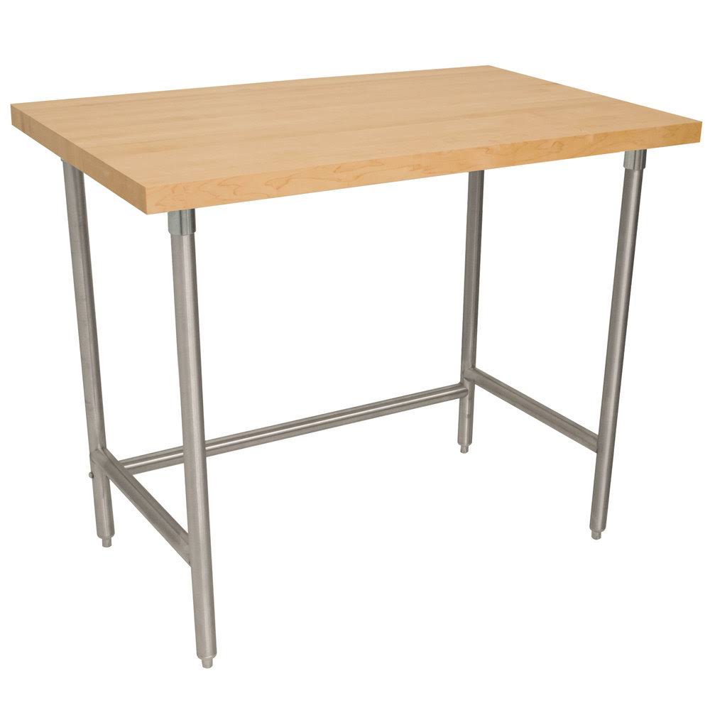 Maple Top Work Table, 48 x 30 inch W8712