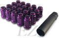 Purple Spline Drive Small Diameter Acorn 12x1.5 Lug Nut Kit with Key Pack of 2 B322607