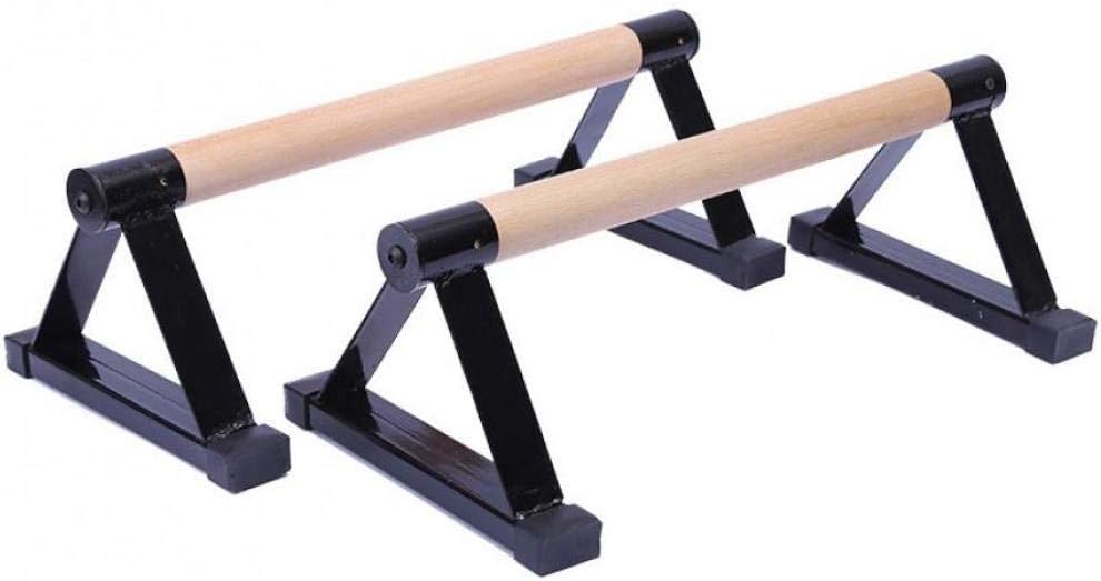 Pack of 2 Wooden Pushup Stands Bars for Yoga and Gymnastic Training J601337