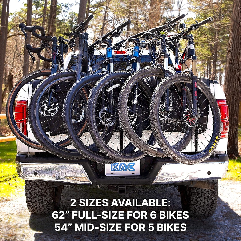 Bike Tailgate Pad with 2 Storage Pockets, Up to 5 Bike Capacity H326134