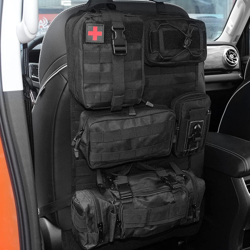 Front Seat Back Storage Bag Organizer with 5 Bags W967