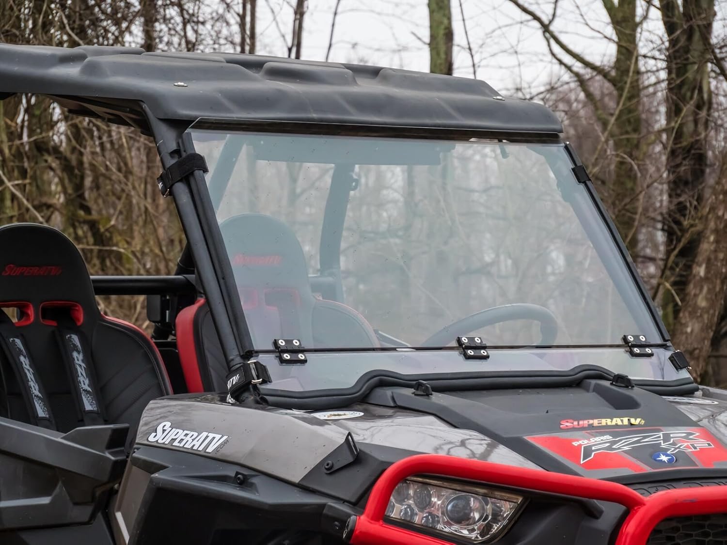 2-in-1 Flip/Fold Down Windshield for Polaris RZR 900 / S 900 / 4 900 M7545