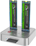 M.2 SATA/NVME External Hard Drive Docking Station with SD Card Reader and Offline Clone Duplicator A23680