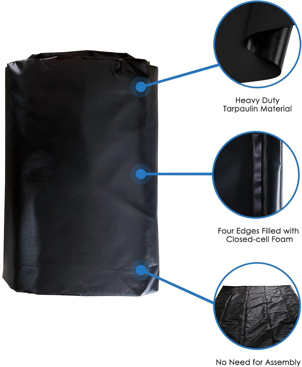 Black Garage Containment Mats - 9' X 22' K1612