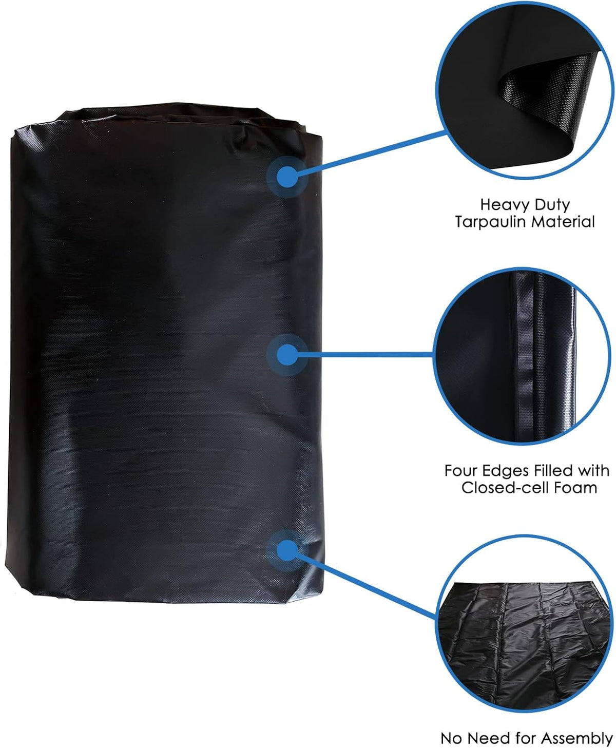 Black Garage Containment Mats - 9' X 22' K1612