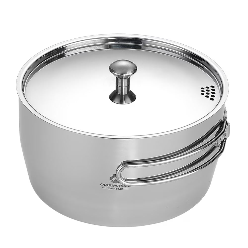 Folding Handle Camping Rice Cooker Soup Pot B3177