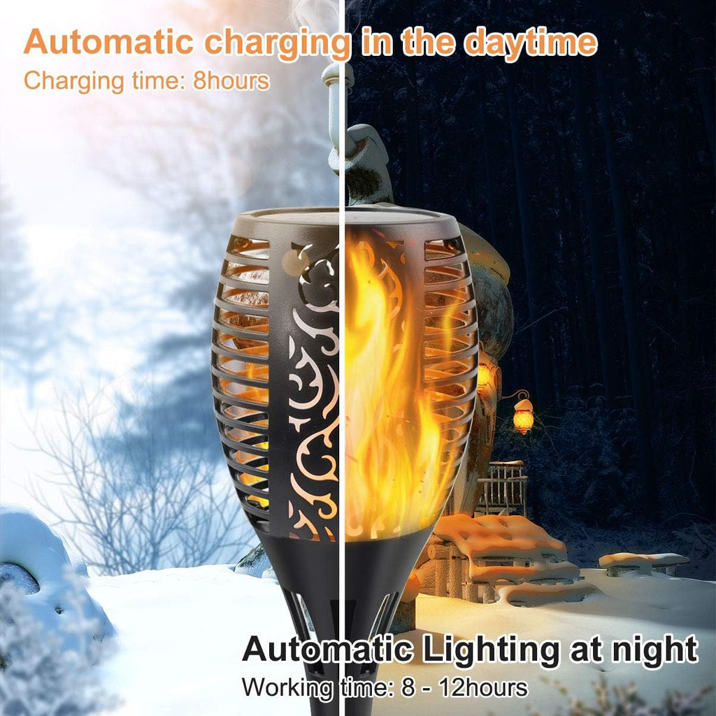 8 Pack Solar Flame Torch Lights L351