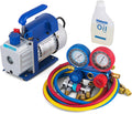 3.5 CFM Vacuum Pump Kit with R134a AC Manifold Gauge Set J16984