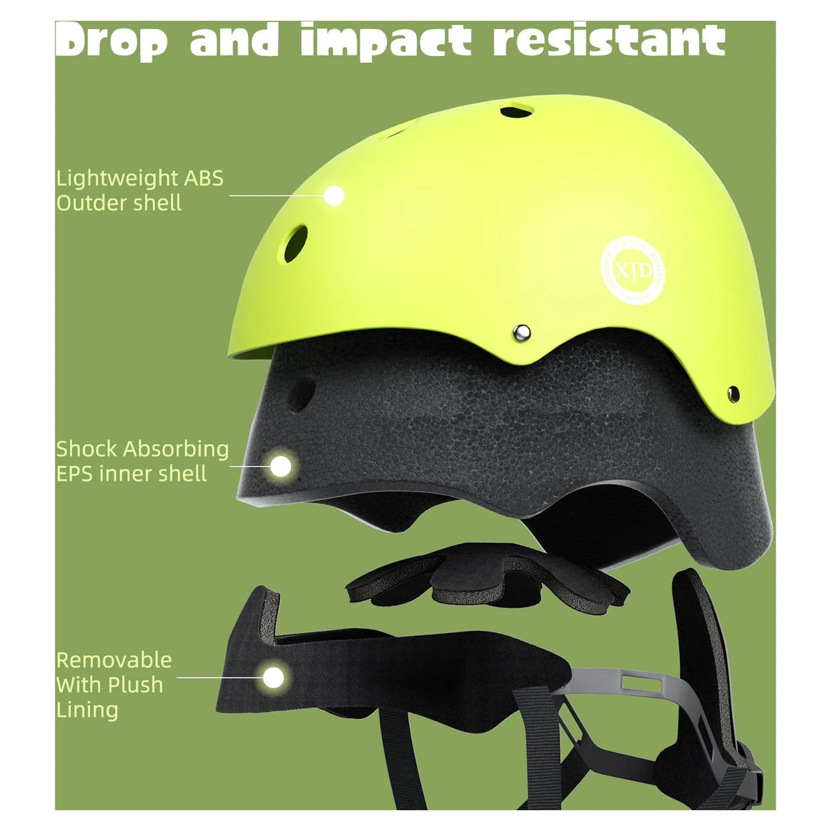 Multi-Sport Kids Bike Helmet with Knee Pads Elbow Pads Wrist Guards P435594