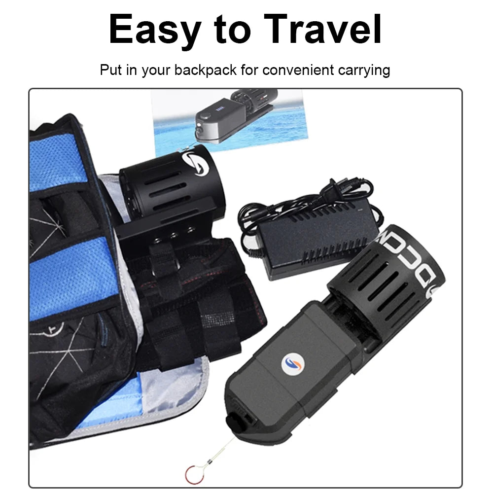 2pcs Electric Underwater Scooters 20M Waterproof T1884