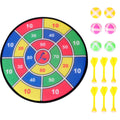 Safety Dart Board Toys Sticky Ball Shooting Toy (30cm, 6pcs Sticky Ball and 6pcs Darts) Y332