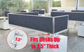 Acoustical Desk Mounted Privacy Panel U61676
