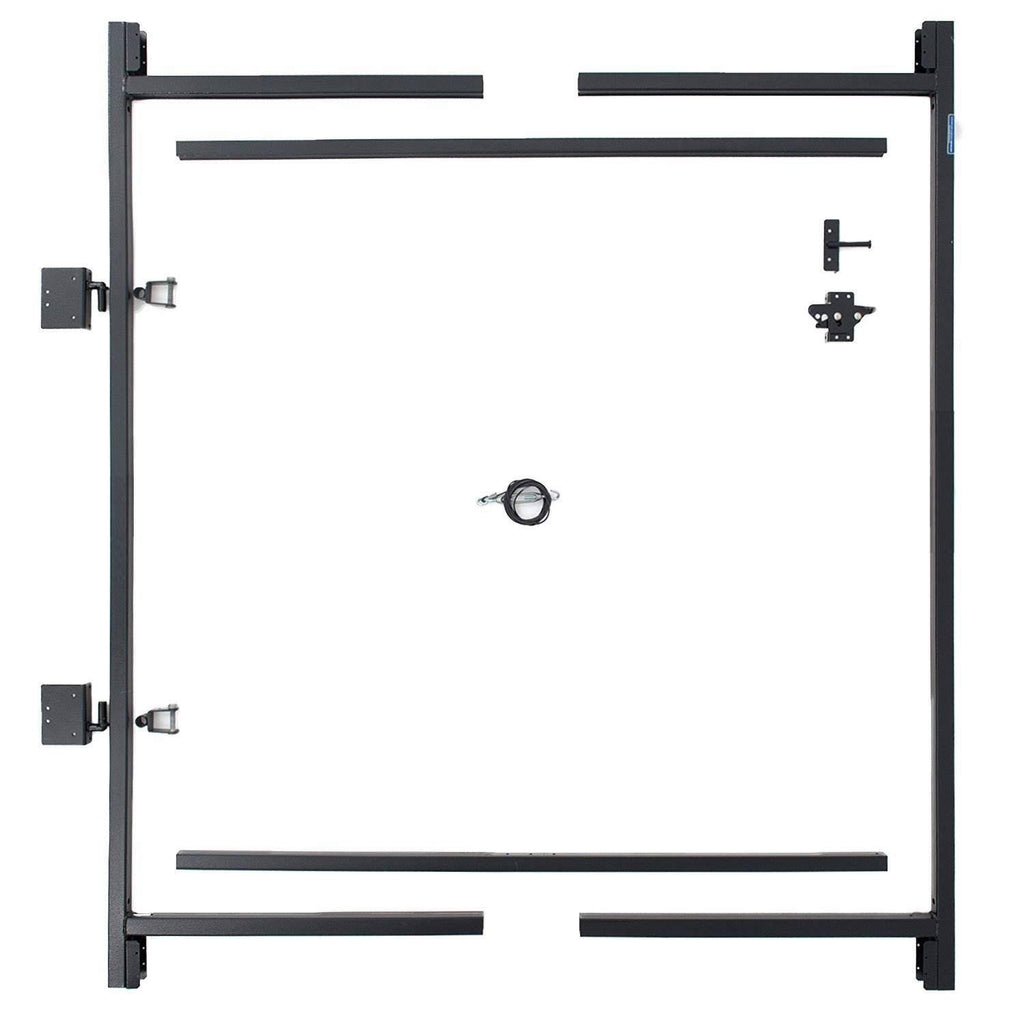 Steel Frame Gate Building Kit, 60x22-96 inch Wide Opening (2 Pack) U6546