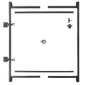 Steel Frame Gate Building Kit, 60x22-96 inch Wide Opening (2 Pack) U6546